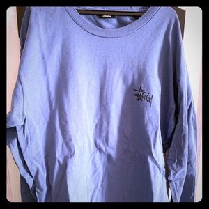 Stüssy blue long sleeve